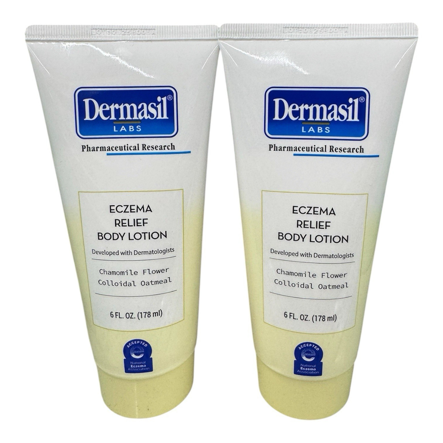 Dermasil Labs Eczema Relief Body Lotion Colloidal Oatmeal Fragrance Free 6 oz