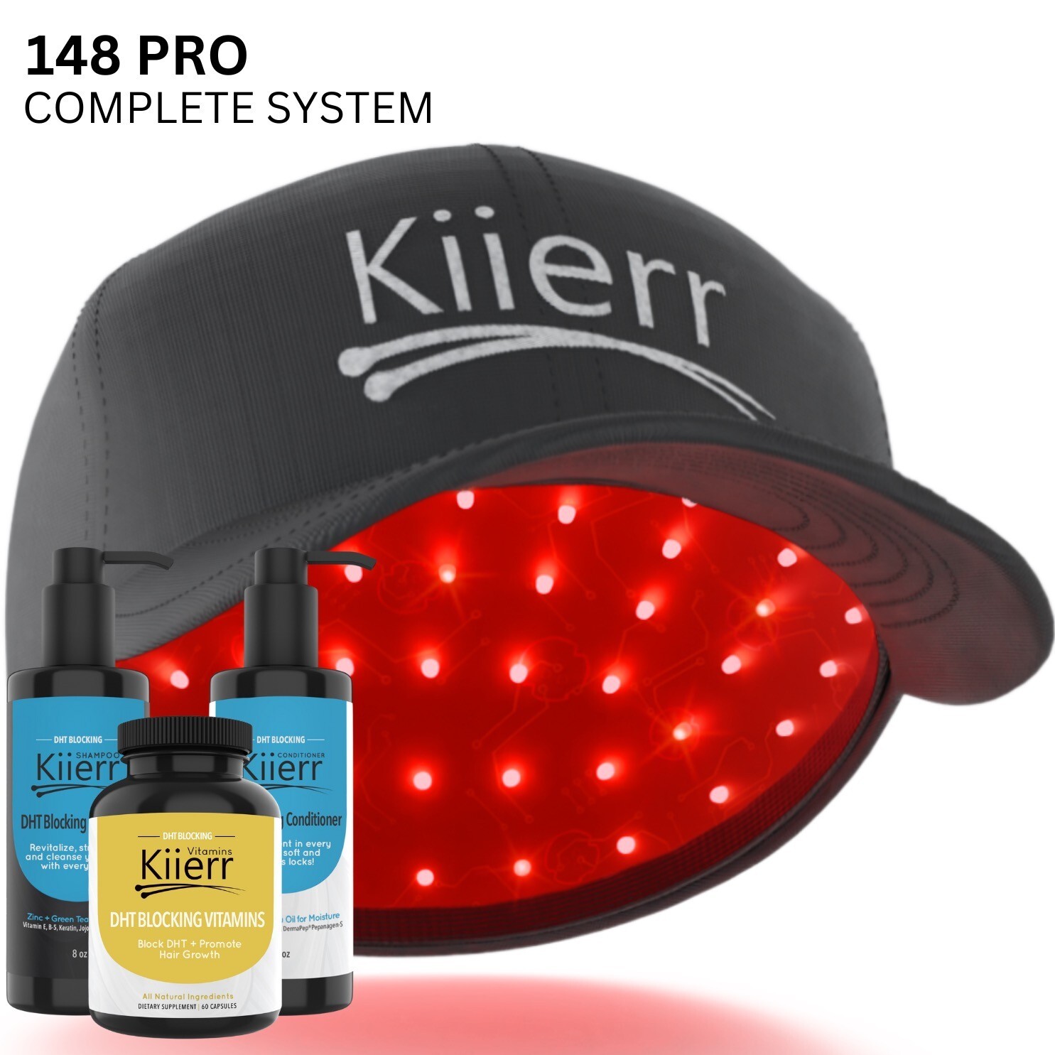 Kiierr 148 Pro Laser Hair Growth Cap – Complete System