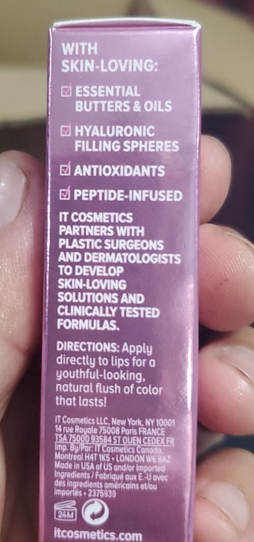 it Cosmetics Je Ne Sais Quoi Hydrating Color Awakening Lip Treatment *ROSE*