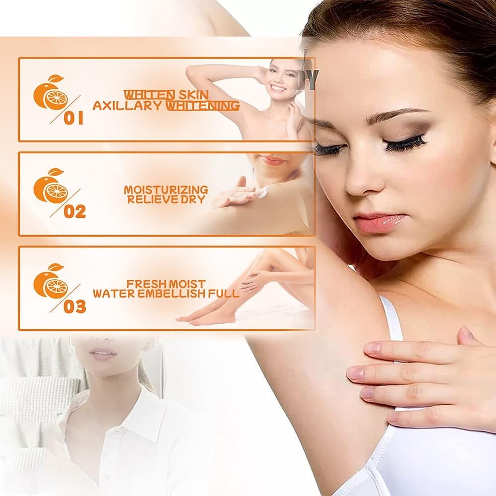Aclarar Axilas y Partes Íntimas, Crema Blanqueadora para Piel 50g – 2 Botellas