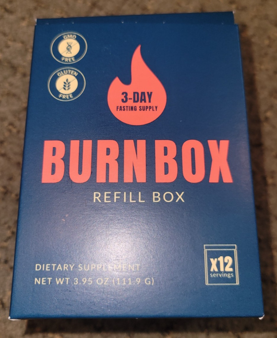 Burn Box 3-Day Fasting Kit Refill Box 05/2027 Expiration Date NEW