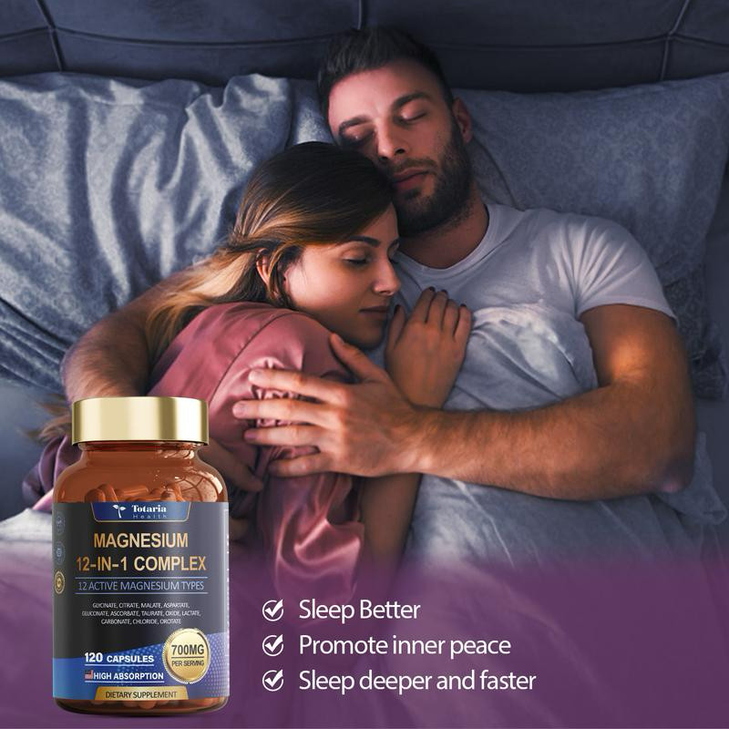 700mg Multi Magnesium Blend | Muscle, Heart & Relaxation Support
