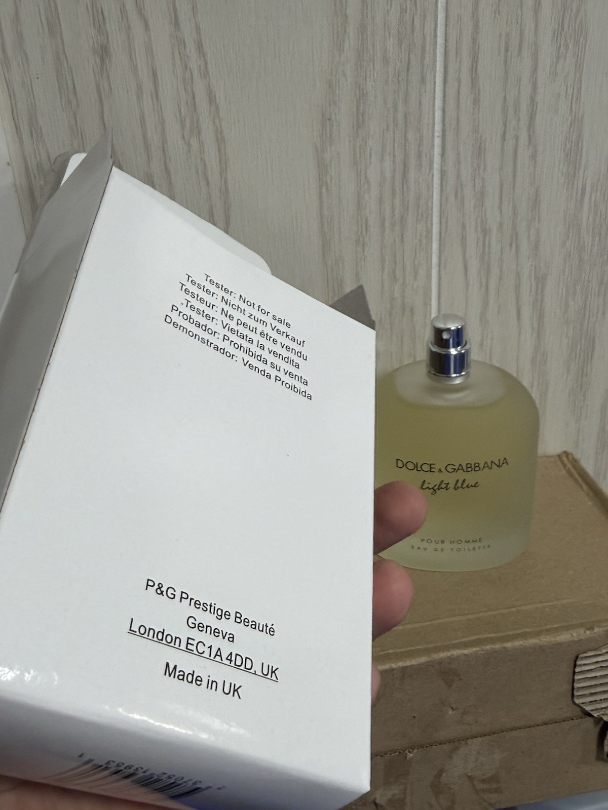 Light Blue by Dolce & Gabbana 4.2 oz 125ml Cologne for Men Tester
