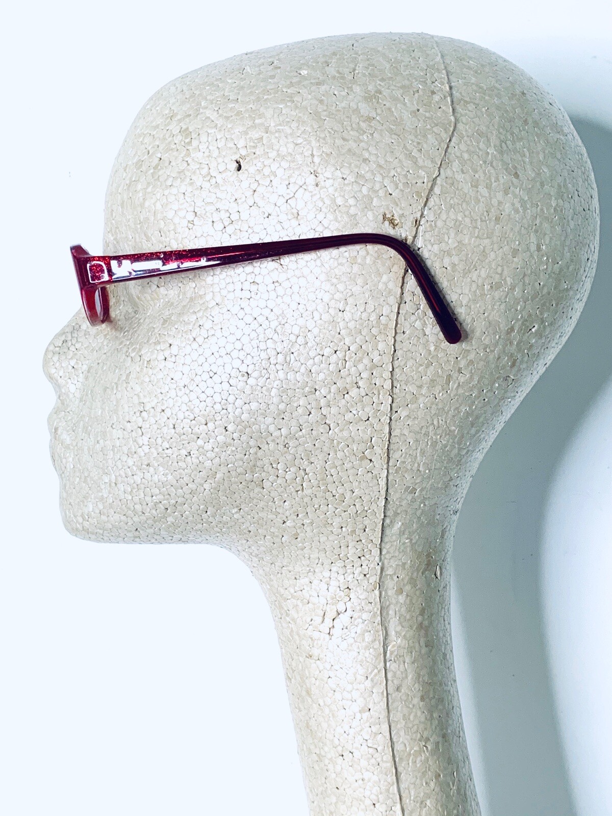 Coach Red Clear Rectangular Glasses W Flex Temple Blondelle 2033 47 16 130