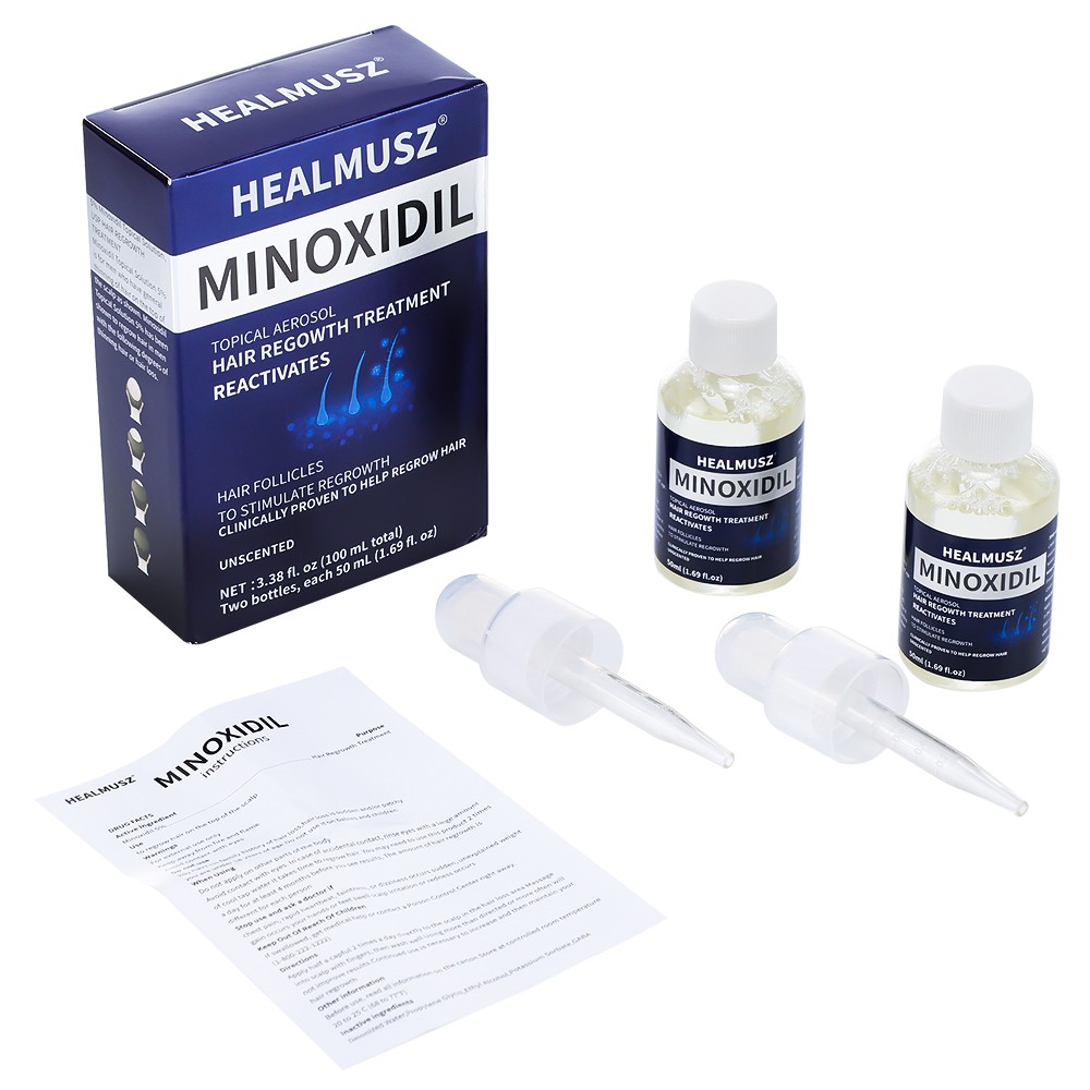 Minoxidil 5% Hair Regrowth Solution Extra Strength For Men 6 Month Supply 6*50ml