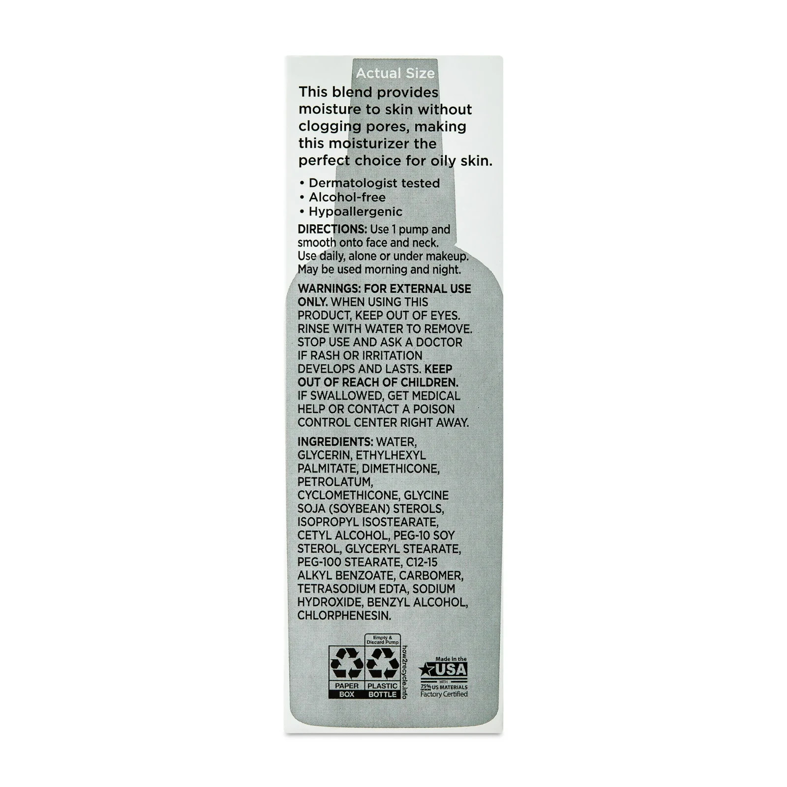 (4 pack)Equate Beauty Oil-Free Facial Moisturizer, 4 fl oz..+