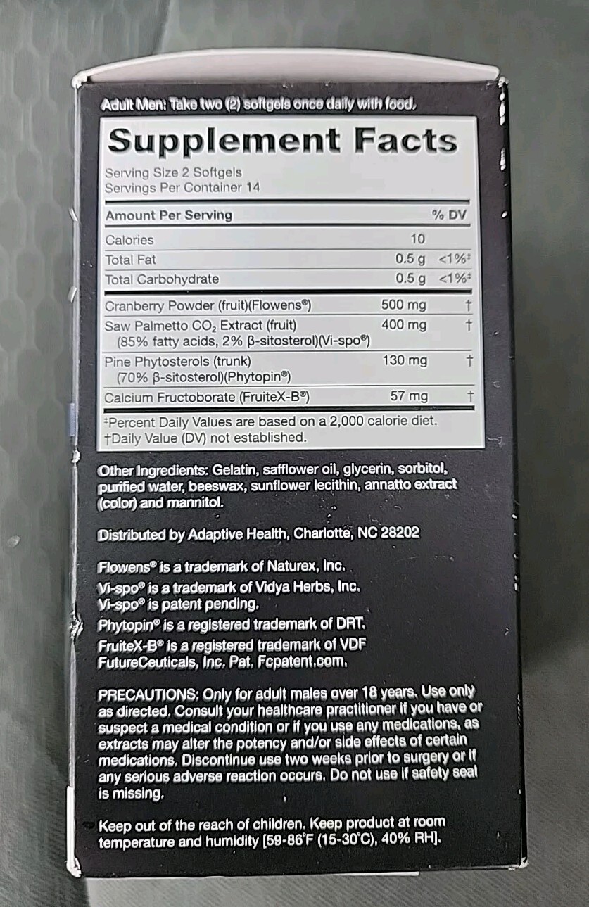 Nugenix Full Potency Prostate Dietary Supplements – 28 Softgels – Exp 03/2027