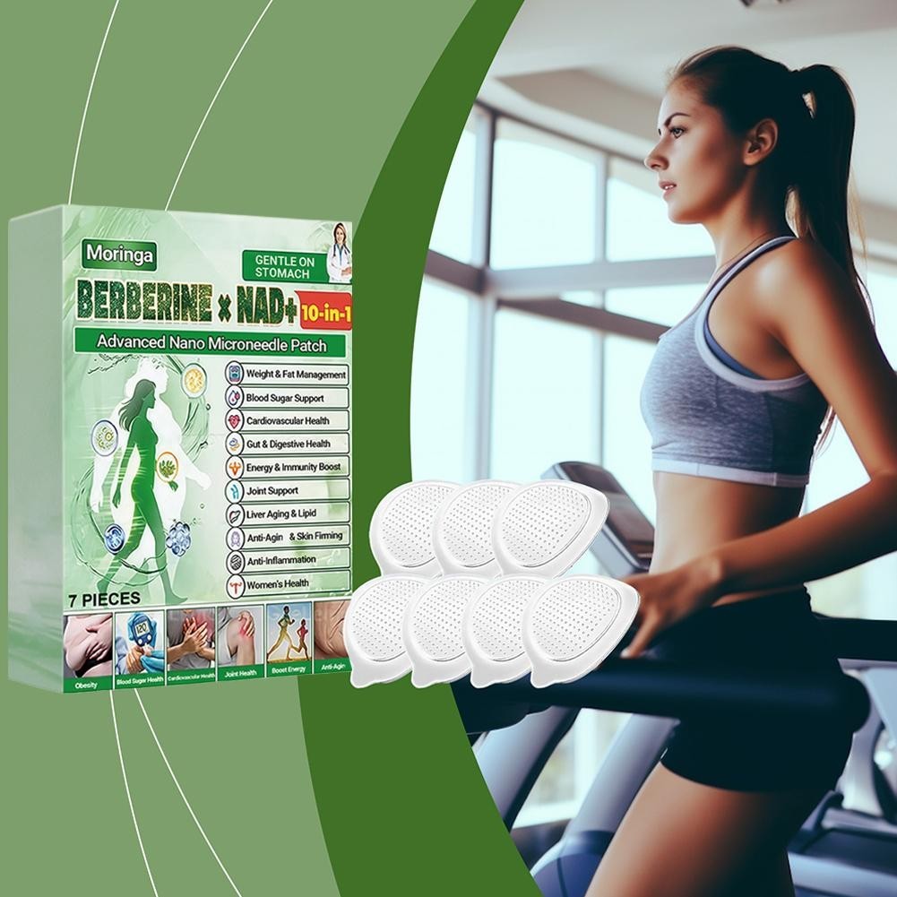 6 Boxes Moringa Berberine 10-in-1 Advanced Nano Microneedle Patches