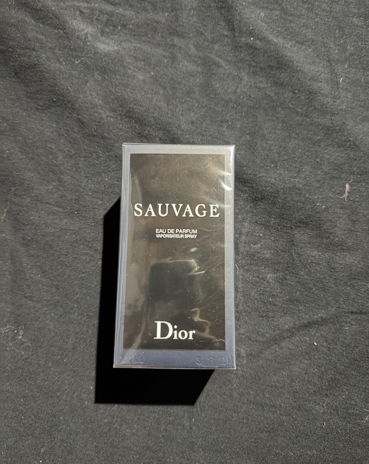 Dior Sauvage Eau de Parfum Spray, Regular Size 100 mL (3.4 fl oz) Fully sealed