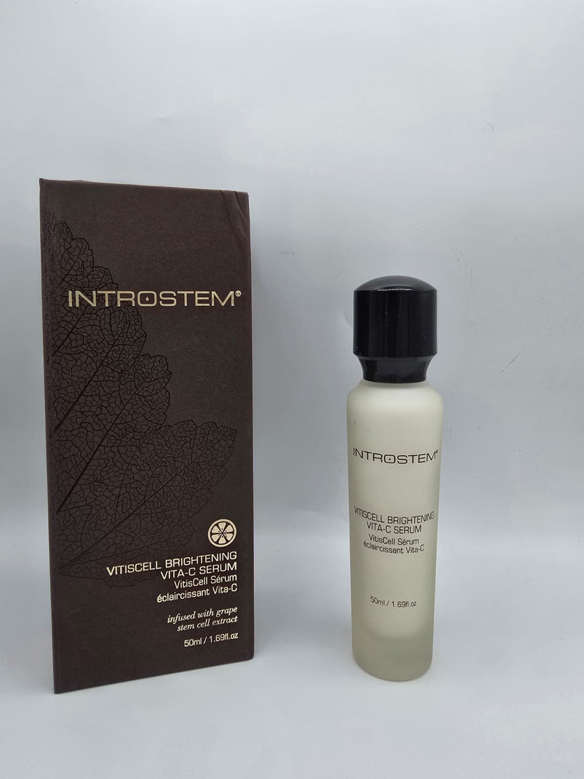Introstem Vitiscell Brightening Vitamin C Serum 1.69oz/50ml. Brand New