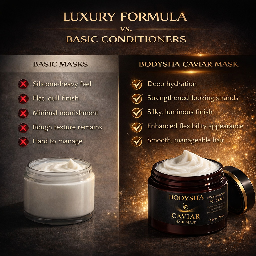 Caviar Hair Mask – Deep Conditioning Care Treatment Hydrates Dry & Damaged Hair