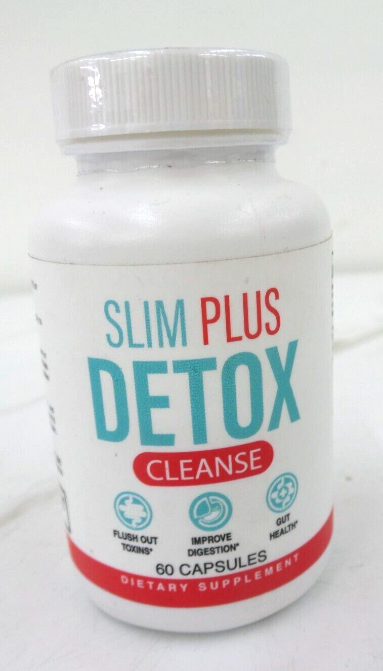 SLIM PLUS DETOX CLEANSE 60 CAPSULES EXP: 12/25 (G133173-1 B-15)