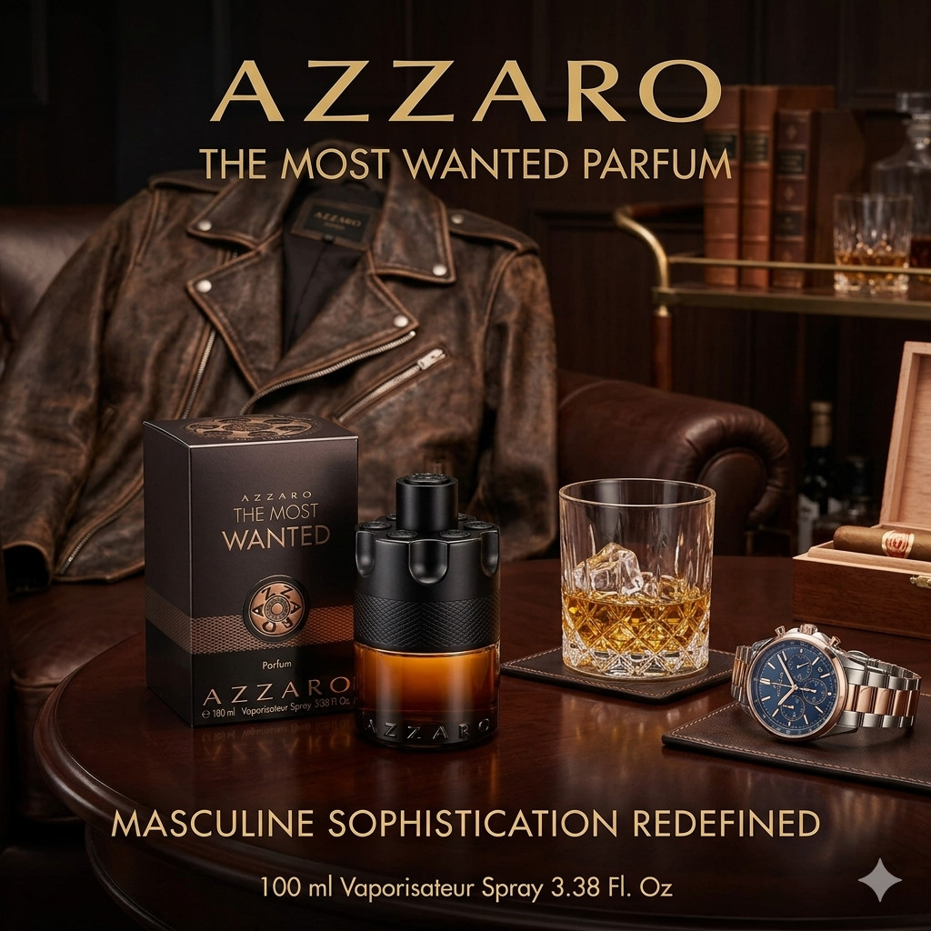 Azzaro The Most Wanted Parfum 100ml 3.38oz Men’s Fragrance Spray New Box