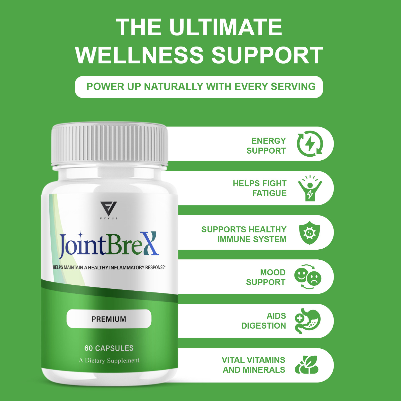 Joint Brex Advanced Joint Support, JointBrex Supplement (60 Capsules)