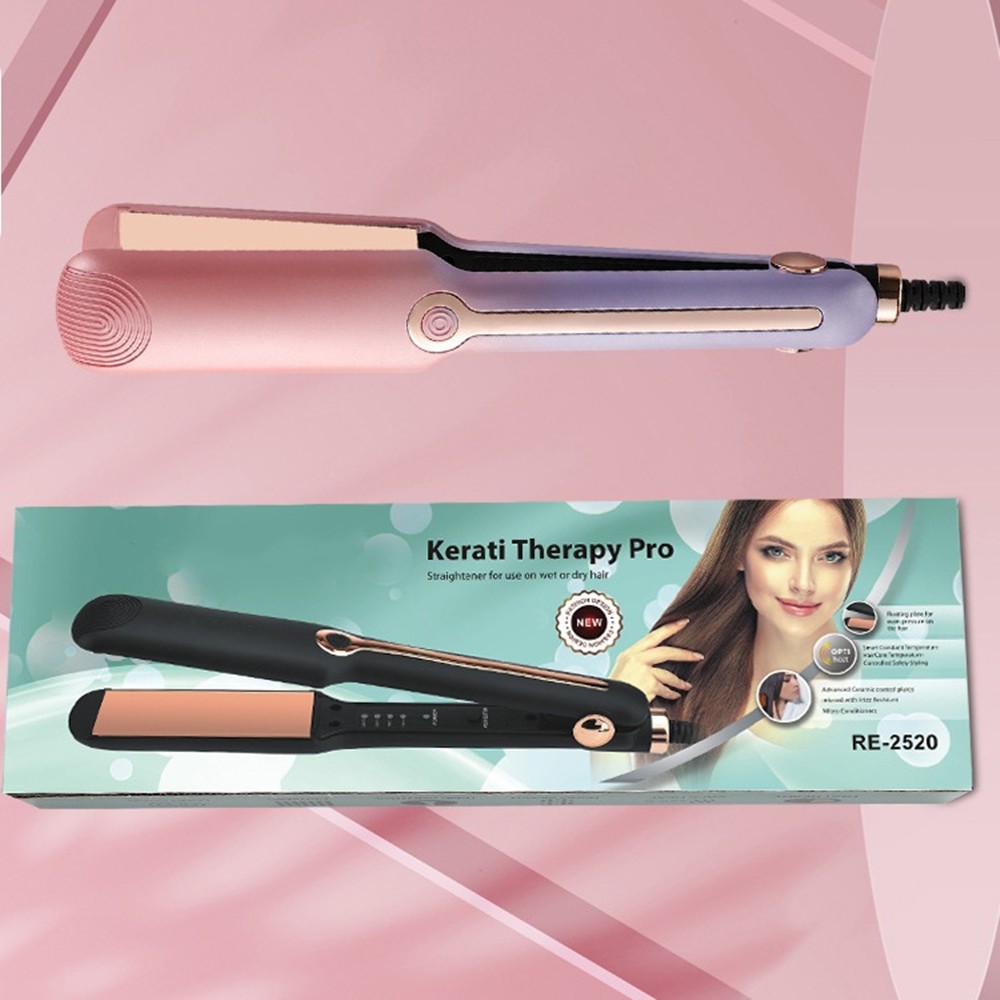 Flat Portable Hair Iron Hair Straightener Curler Professional Hair Irons Ceramic