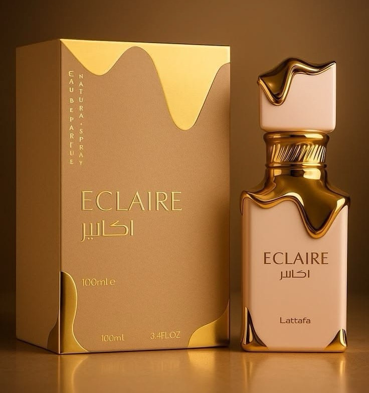 Lattafa ECLAIRE Eau de Parfum Spray 3.4 fl oz Regular Size Perfume