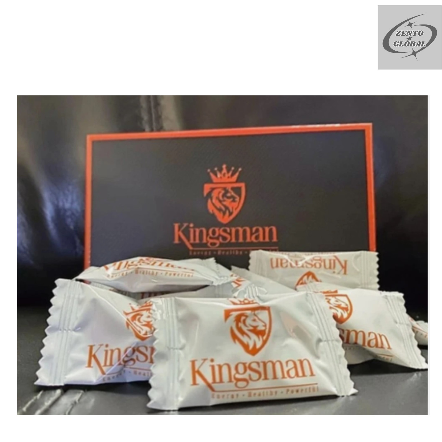 Kingsman Candy Supplement for Men Boost Energy Reduce Fatigue 12 pcs Free Ship