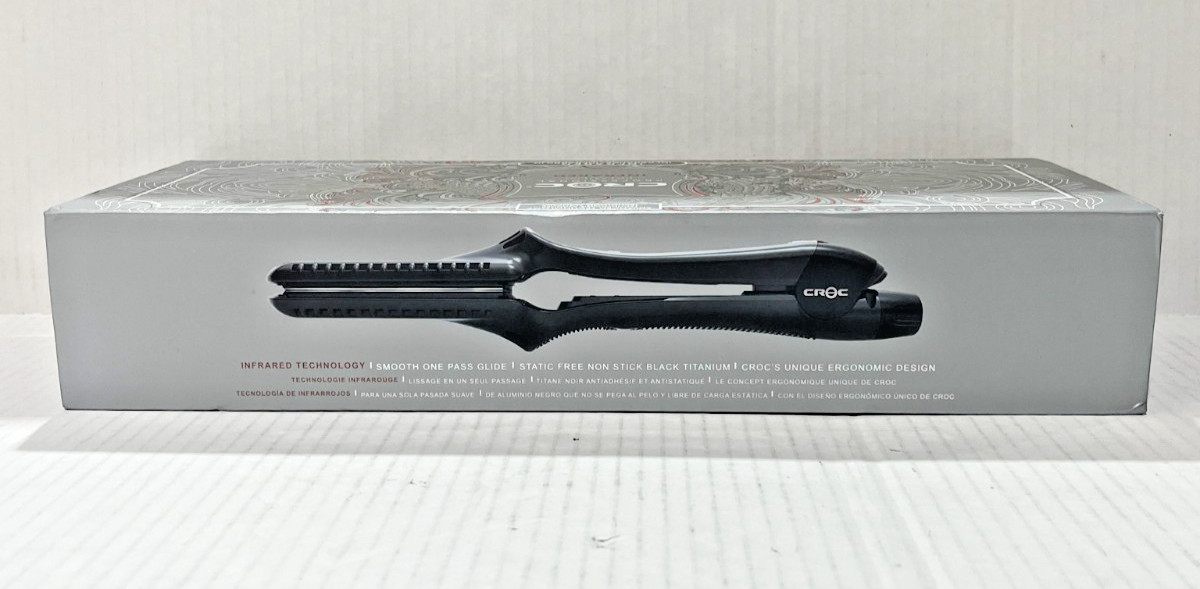 CROC Professional Premium Infrared 1.5” Flat Hair Iron Straightening Digital