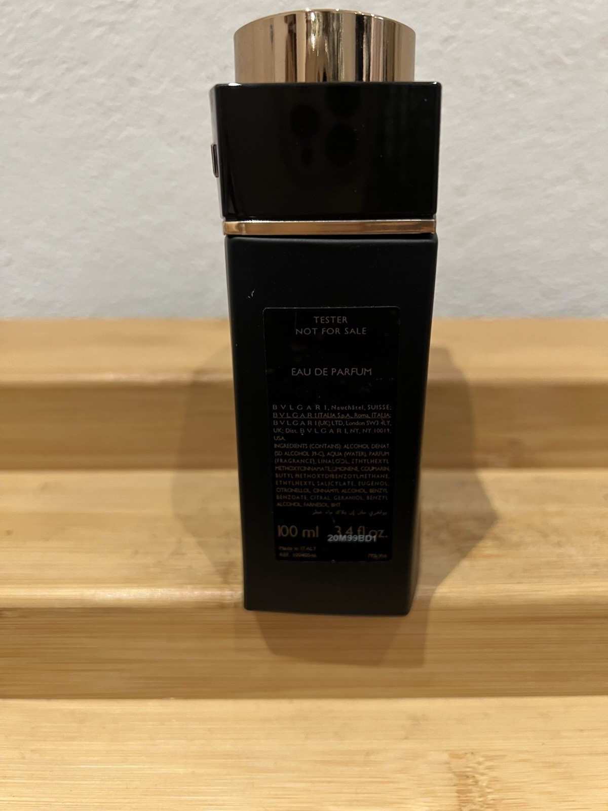 Bvlgari Man In Black Eau de Parfum Spray 3.4 fl oz Regular Size