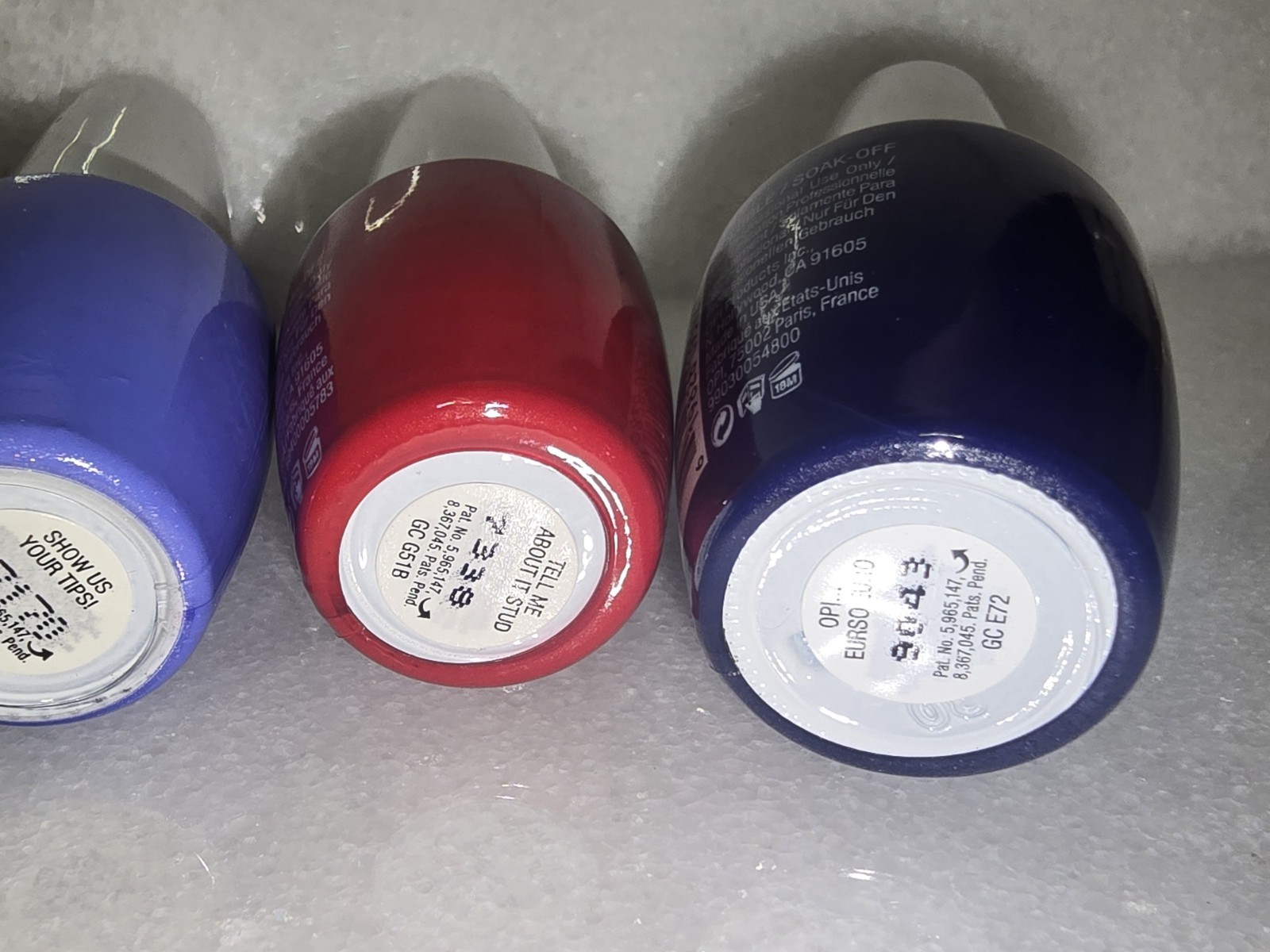 OPI GELCOLOR SET OF 7, OPI GELCOLOR Gel Nail Polish -Soak Off. SET OF 7