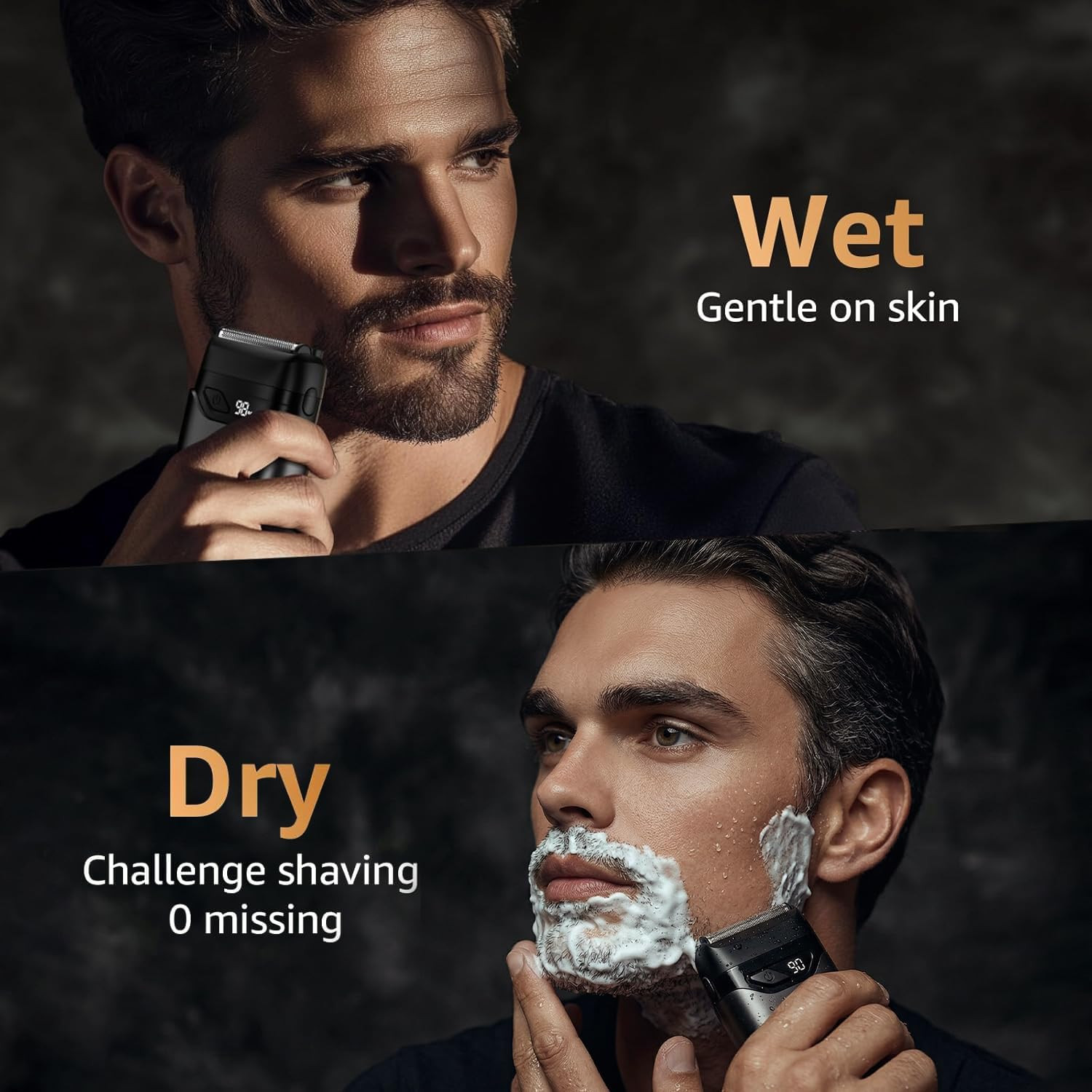 Electric Foil Shavers for Men: Mini Electric Razor for Face – IPX7 Waterproof Co