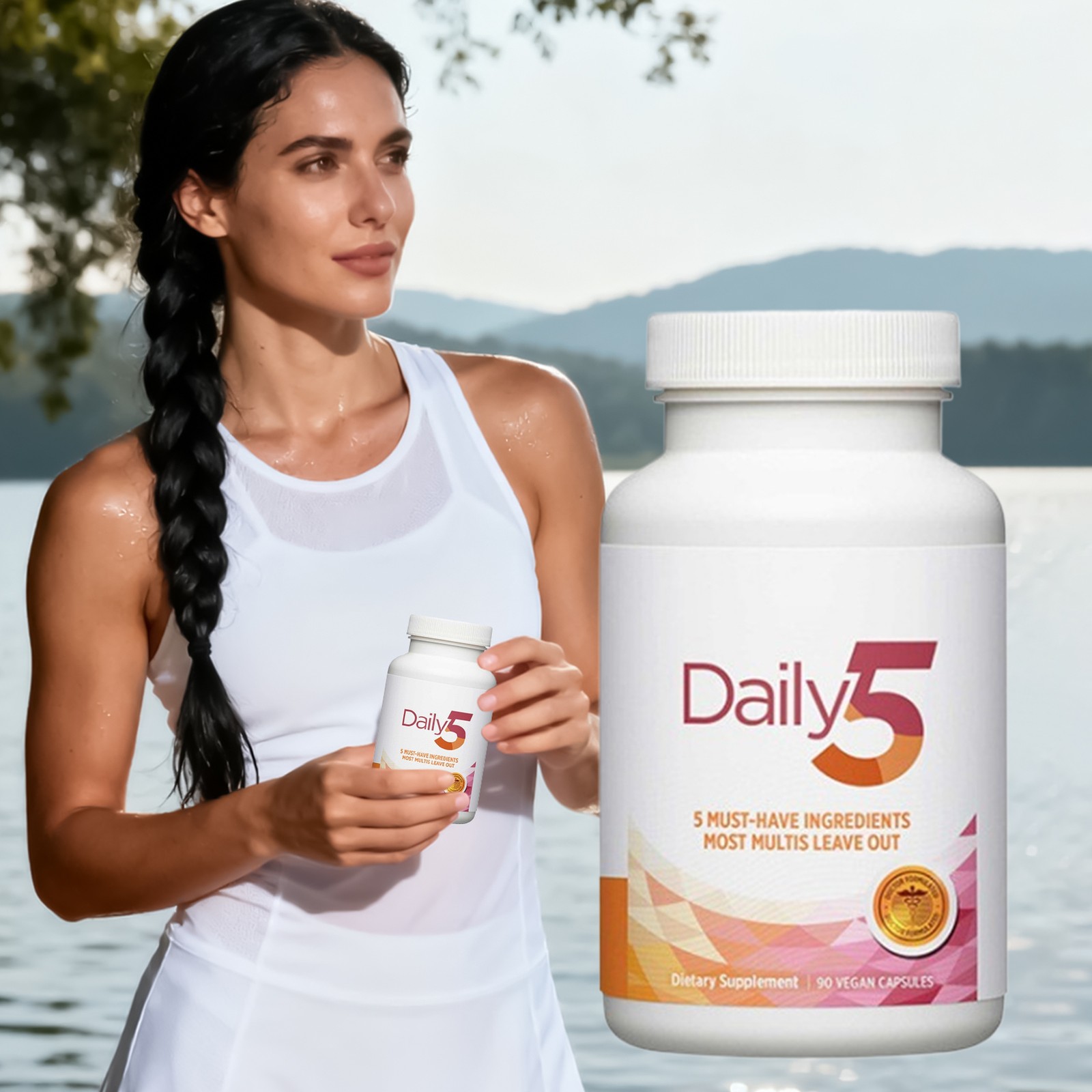 Doctors’ Preferred Daily5 90 Vegan Capsules Dietary Supplement 3PACK