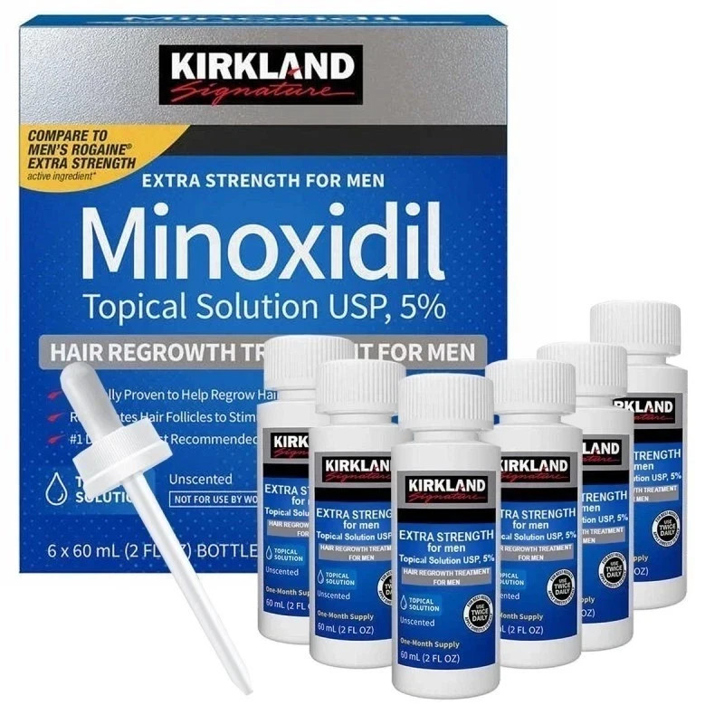 Minoxidil 5% Extra Strength Men 6 Month Supply Hair Regrowth Solution Fast Ship