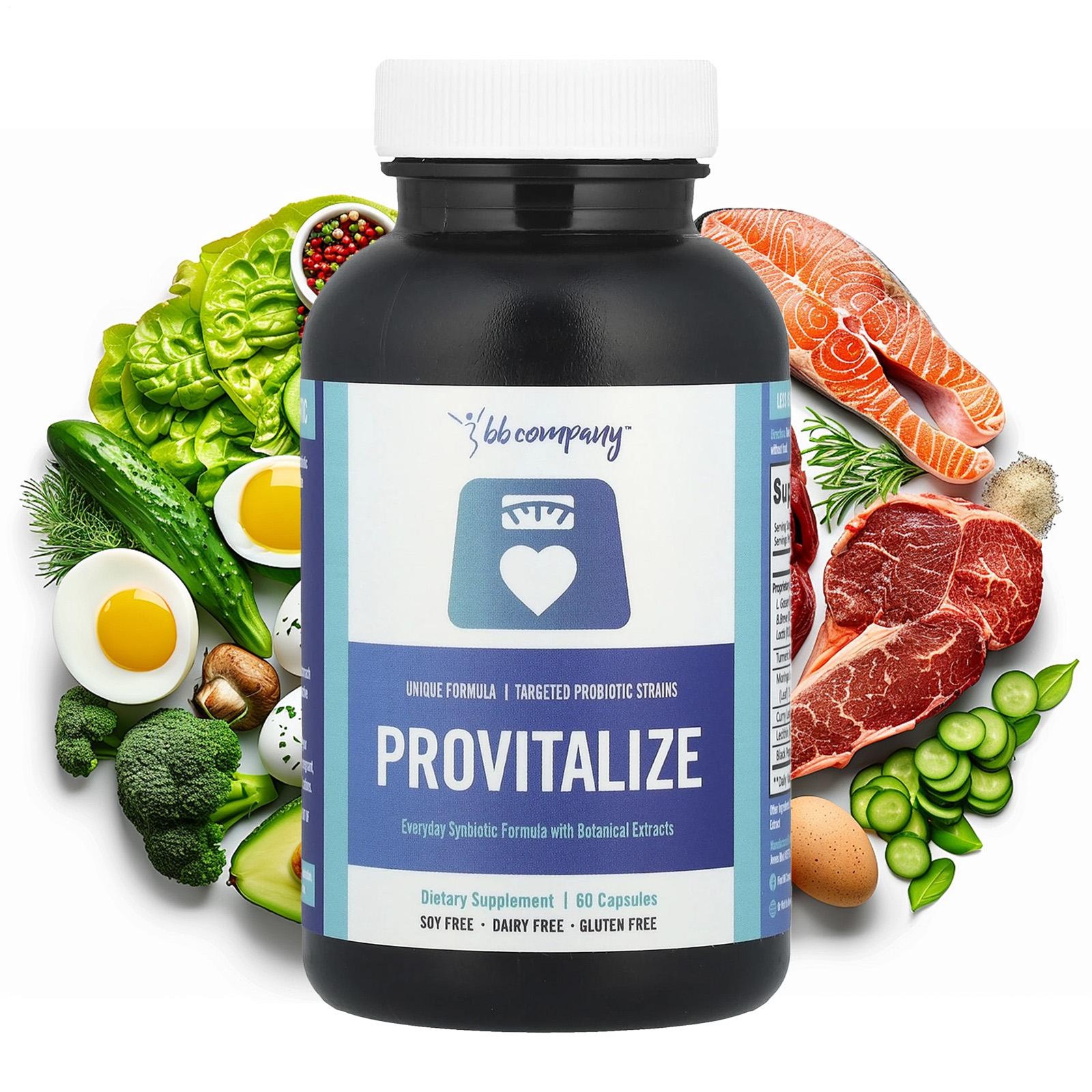 ProvitalizeProbiotics Gut Health For Women 60 Ct – Digestive & Menopause Support