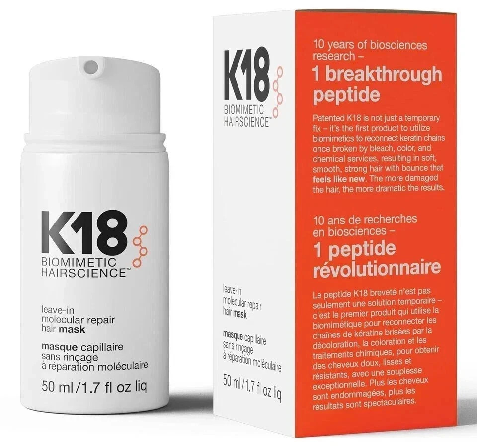 K18 Leave In Molecular Repair Hair Mask Biomimetic Hairscience 50 ml / 1.7 oz