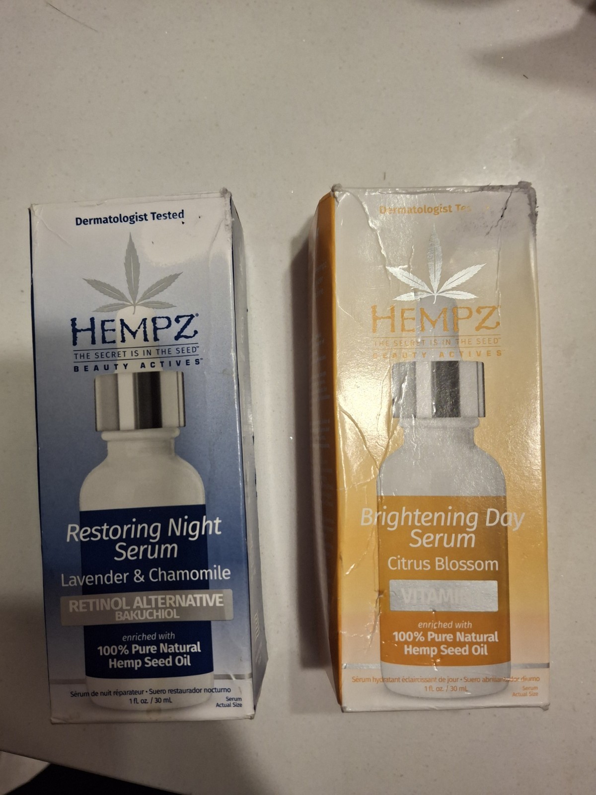 Hempz Beauty Actives Night Serum 1 fl oz Bakuchiol + Vitamin C Face/Neck