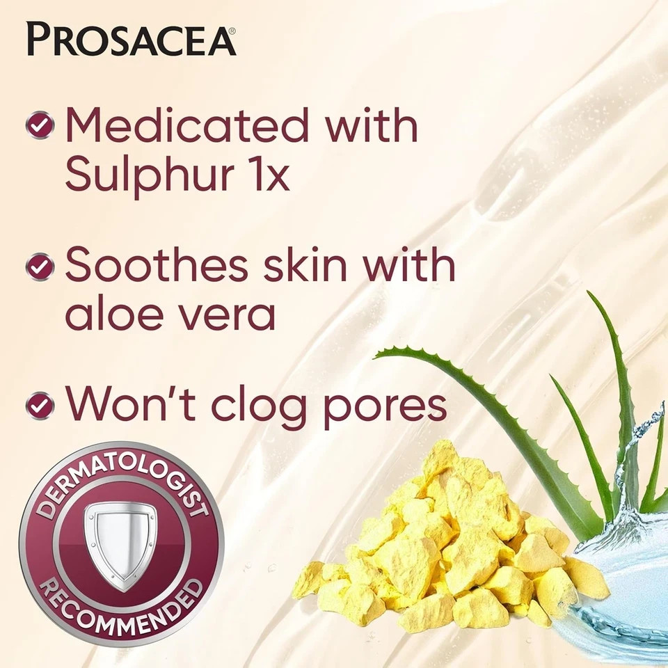 Prosacea Medicated Rosacea Treatment for Face – Reduce Redness & Rosacea Symptom