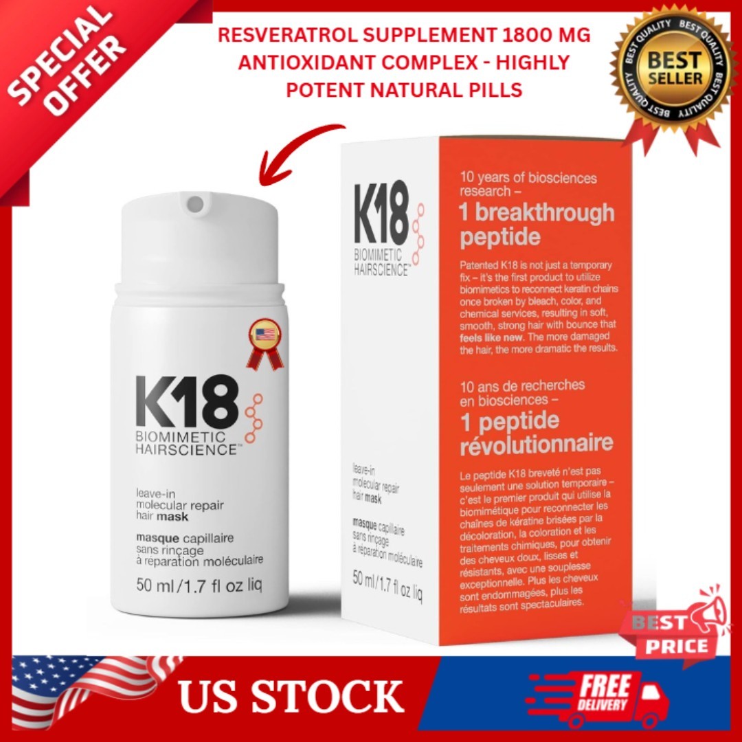 K18 Leave In Molecular Repair Hair Mask Biomimetic Hairscience 50 ml / 1.7 fl oz
