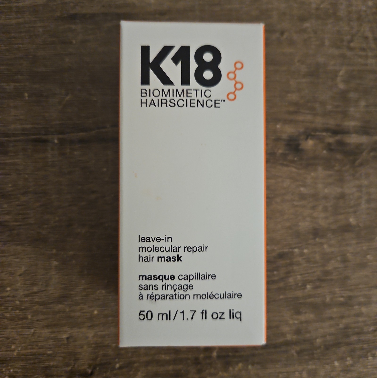 K18 Biomimetic Hair science Leave In Molecular Repair Hair Mask 50ml