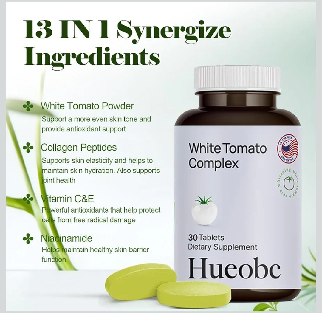 13-in-1 Antioxidant Supplement – White Tomato Complex with Vitamin C &E EXP10/28