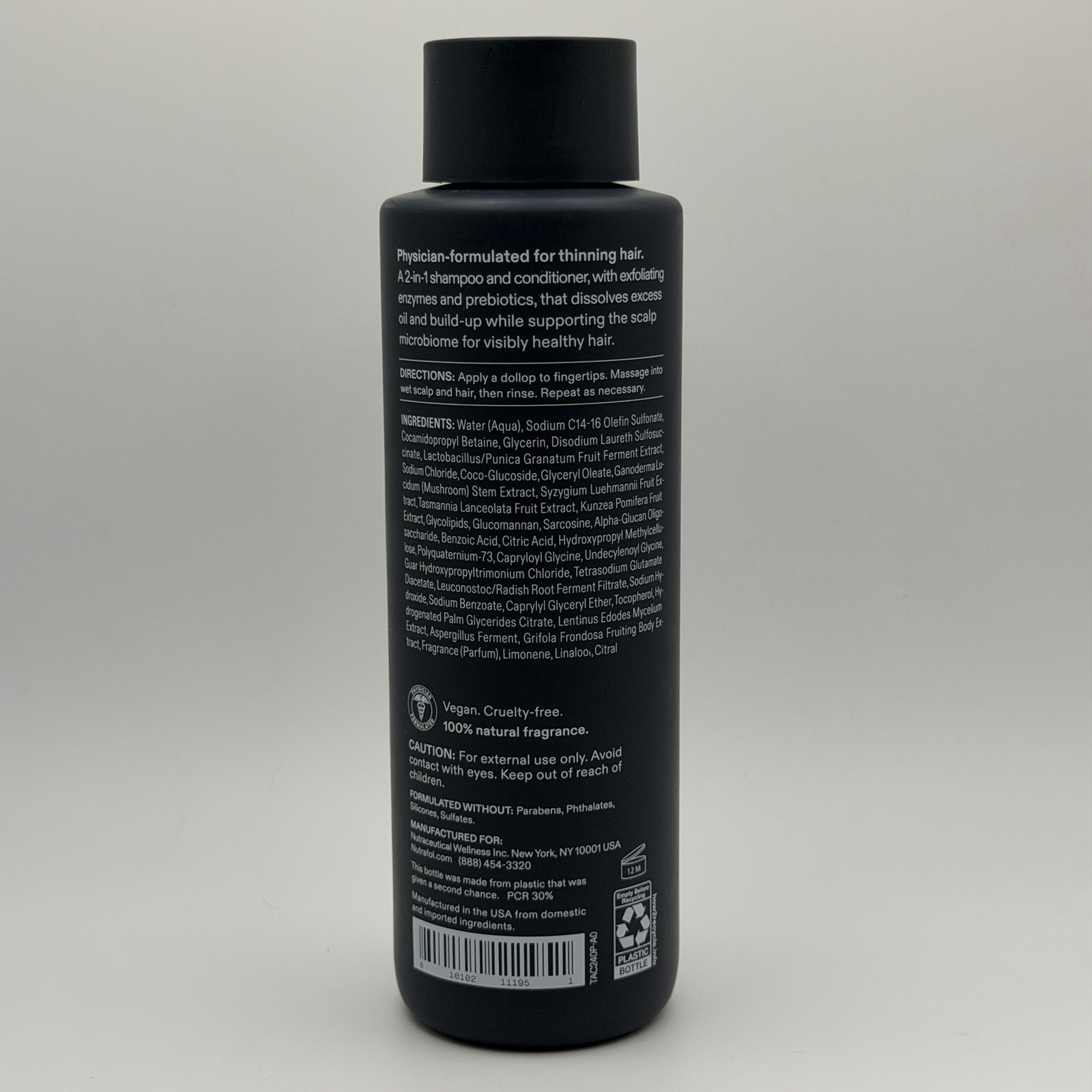 Nutrafol Men Active Cleanse 2-in-1 Shampoo & Conditioner 8.1oz – Brand New