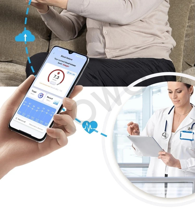 Eaglenos Blood Lactate Tester Handheld High-Precision Lactate Monitor Meter