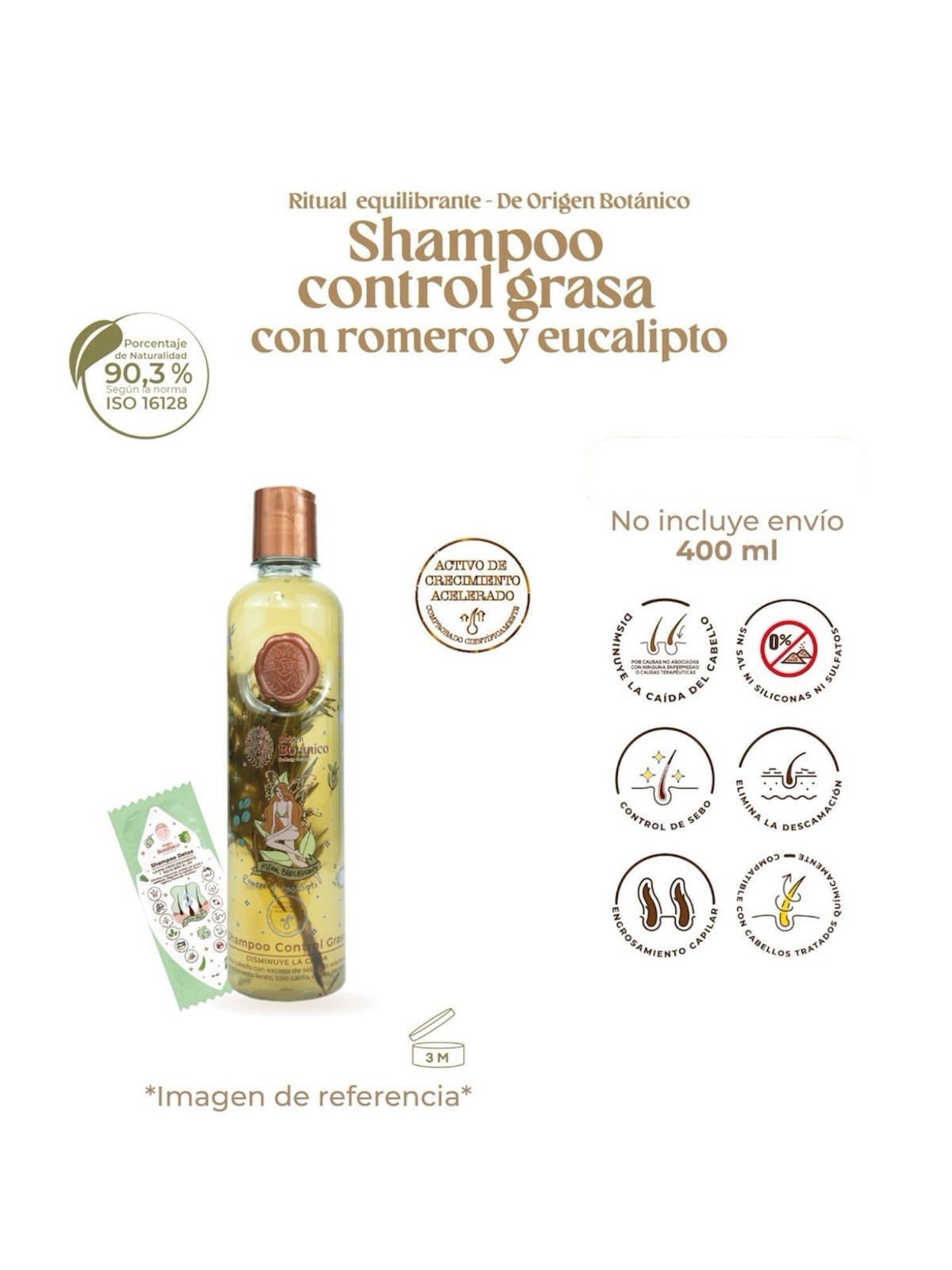 Origen Botánico Ritual Botánico Heat Protectant Detangling Spray Jasmine 400ml