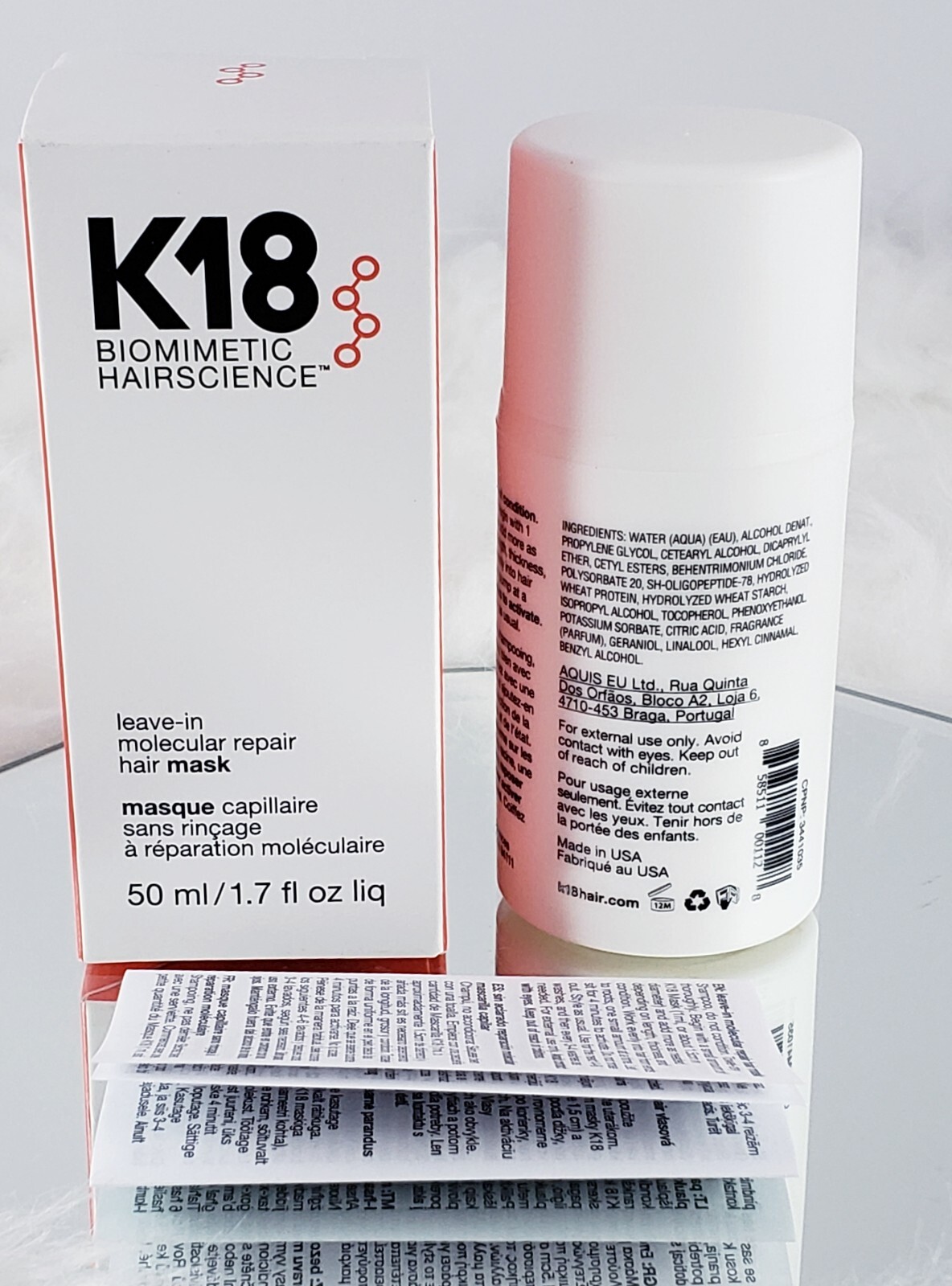 K18 Leave-In Molecular Repair Hair Mask 1.7 fl oz RP $75 💯Authentic 🔎 PICTURES