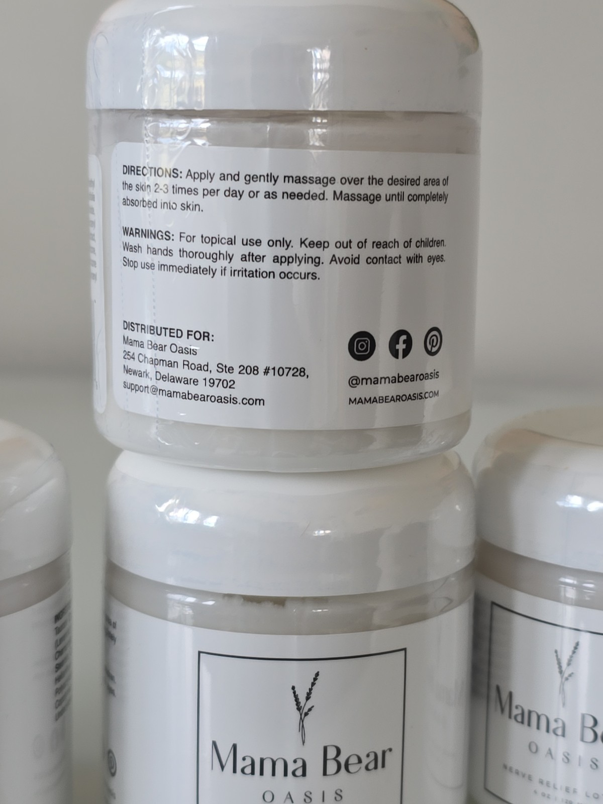 Mama Bear Oasis Lotion – Neuropathy Nerve Therapy & Relief Cream – Maximum Stren