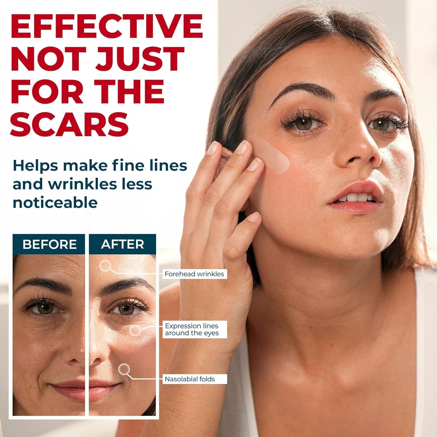 Medical Grade Silicone Scar Tape – 1.6”x150” – Visible Difference on Keloid &…