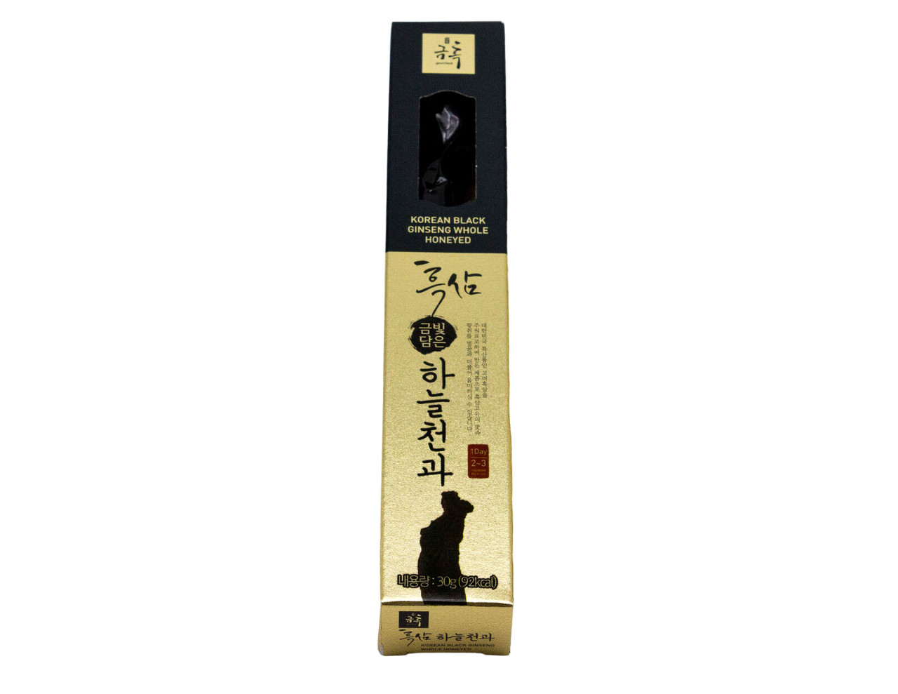 Honey Black Korean Ginseng Root Premium Panax Ginseng Snack 4x30g