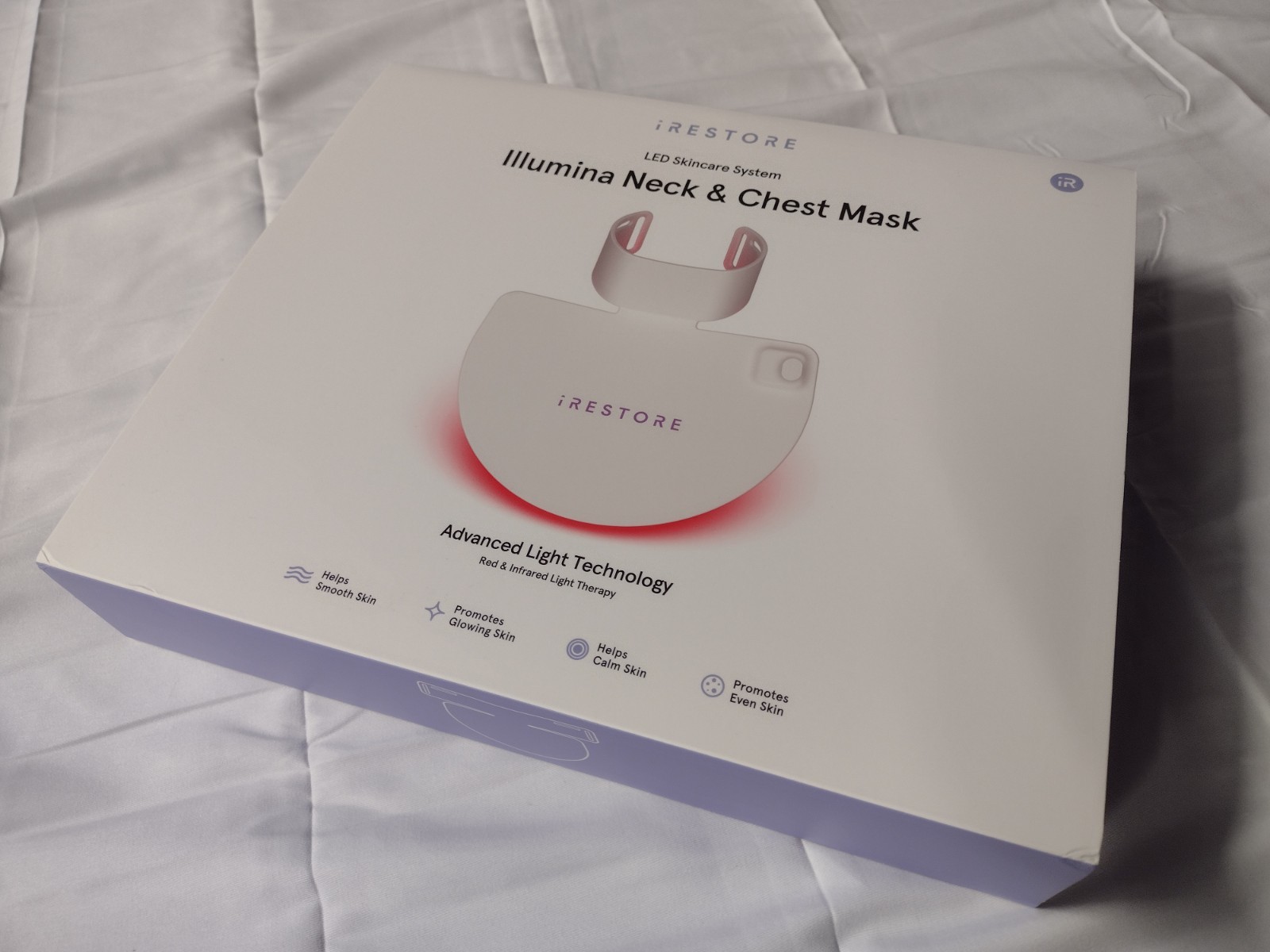 iRESTORE illumina LED Trio; Face, Neck and Chest, and Eye Masks