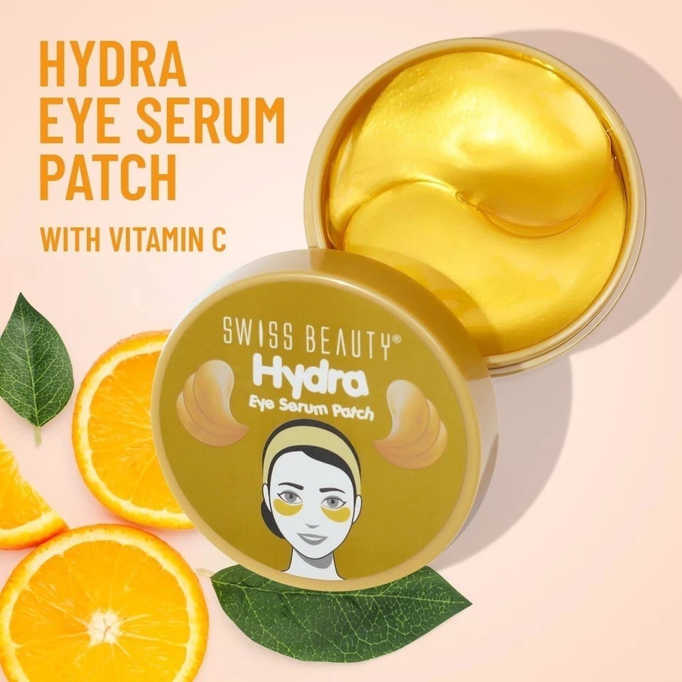 Swiss Beauty Hydra Anti Wrinkle Eye Serum Patch | 02 Gold , 60 Pcs