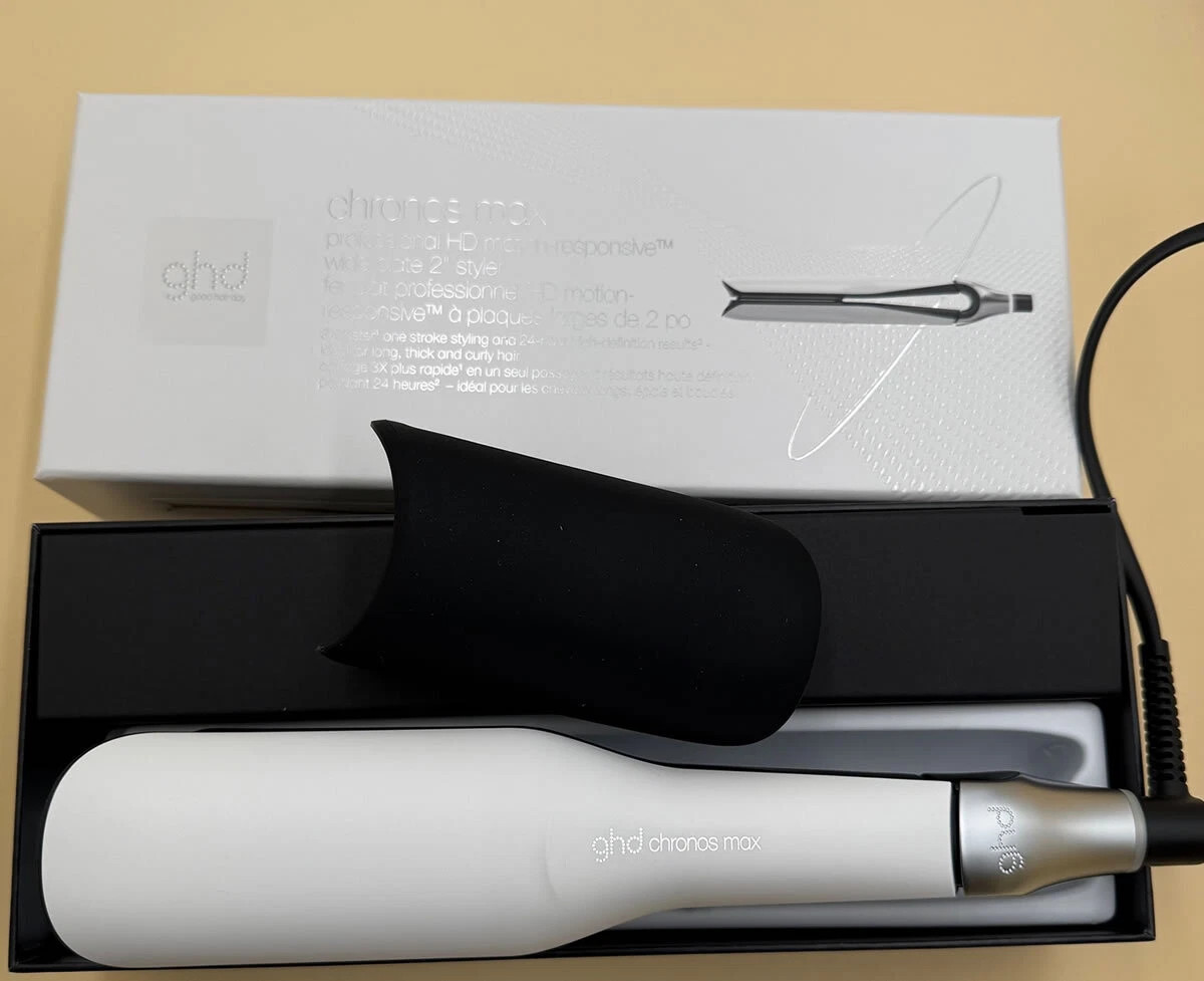 GHD Chronos Max 2 Inch Flat Iron Straightener 3X Faster