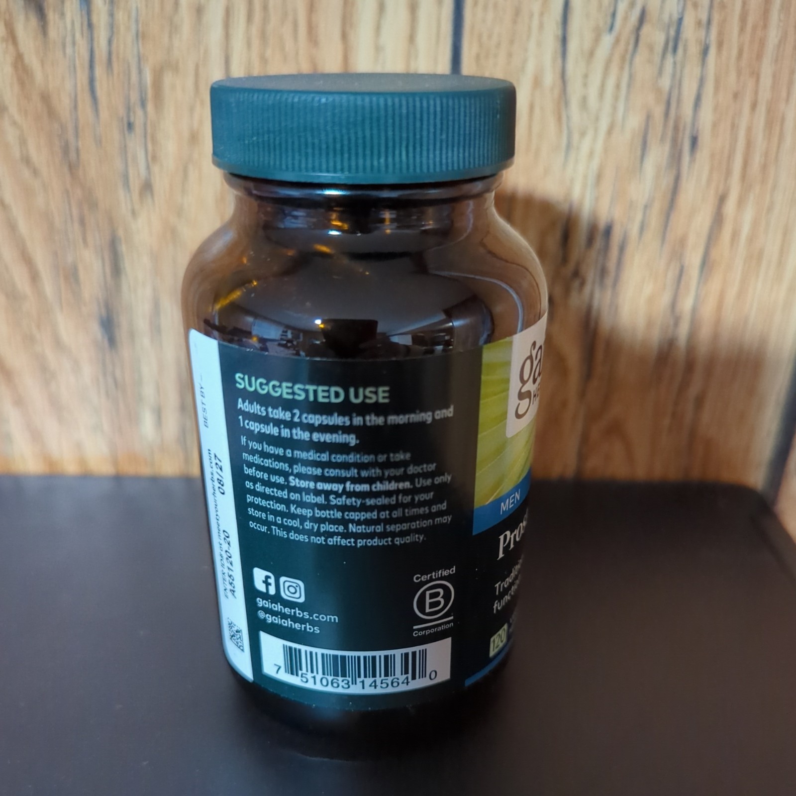 Gaia Herbs Prostate Health – Supports 120 Capsule Count (1 bottle)