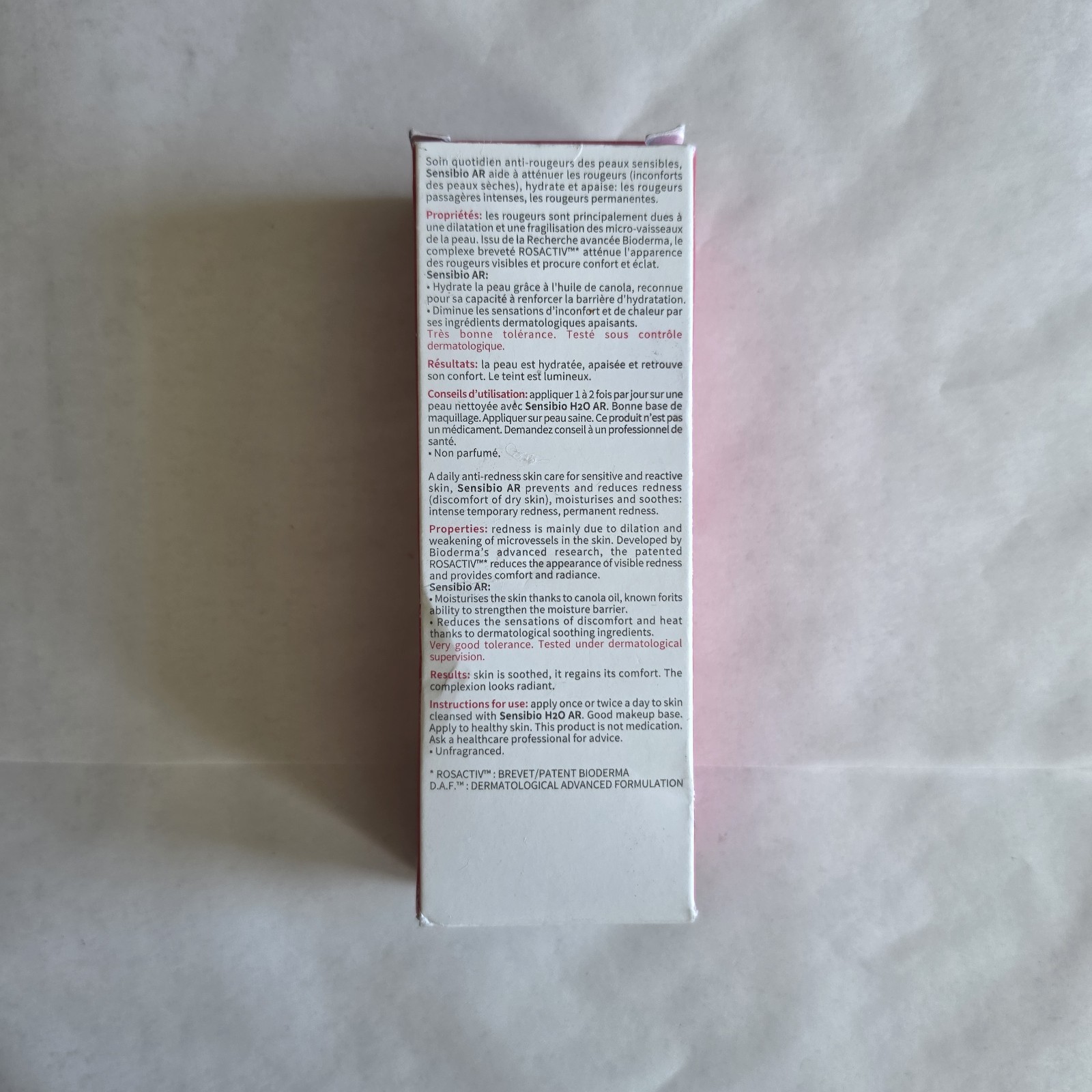BioDerma – Sensibio AR – Redness Reducing Cream 40 ml/1.3 fl oz – Exp: 01/2027