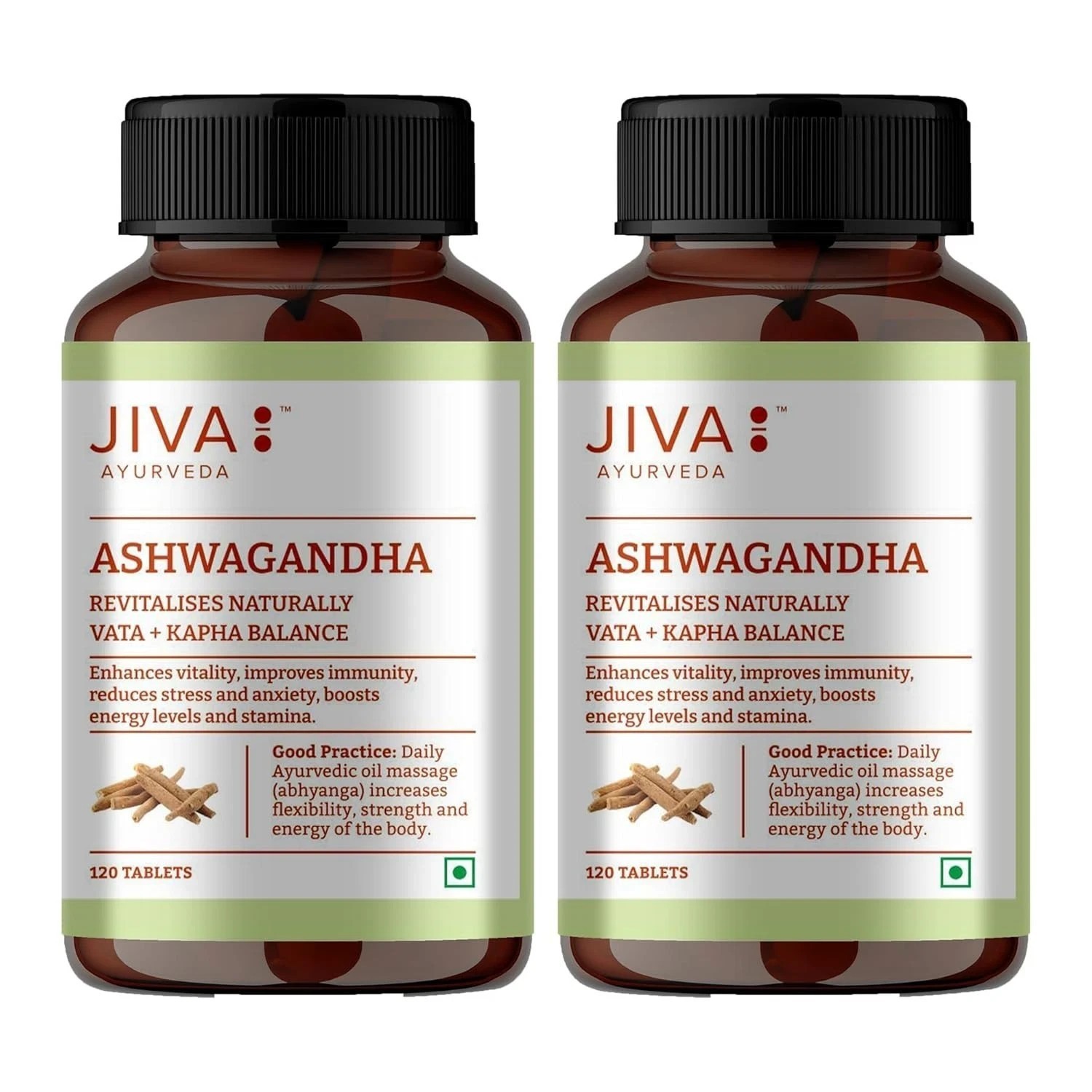 Ashwagandha Tablet For Boost Energy, Immunity, Strength,Stress Relief(Pack of 2)