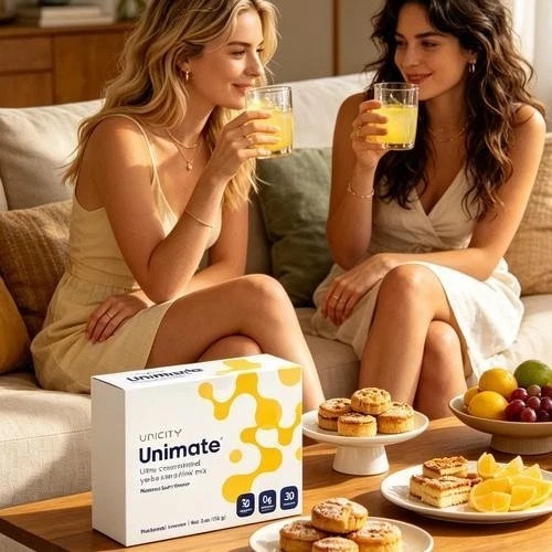 Unicity Unimate Natural Lemon Flavor Packs 30 Counts Exp 08/2027 Free Shipping