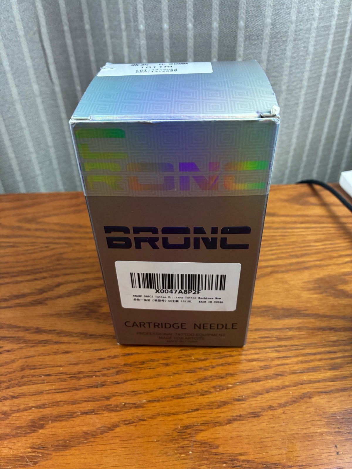 New Bronc 49 Count Sterile .3mm Cartridge Needles Exp 12/2029 1011RL