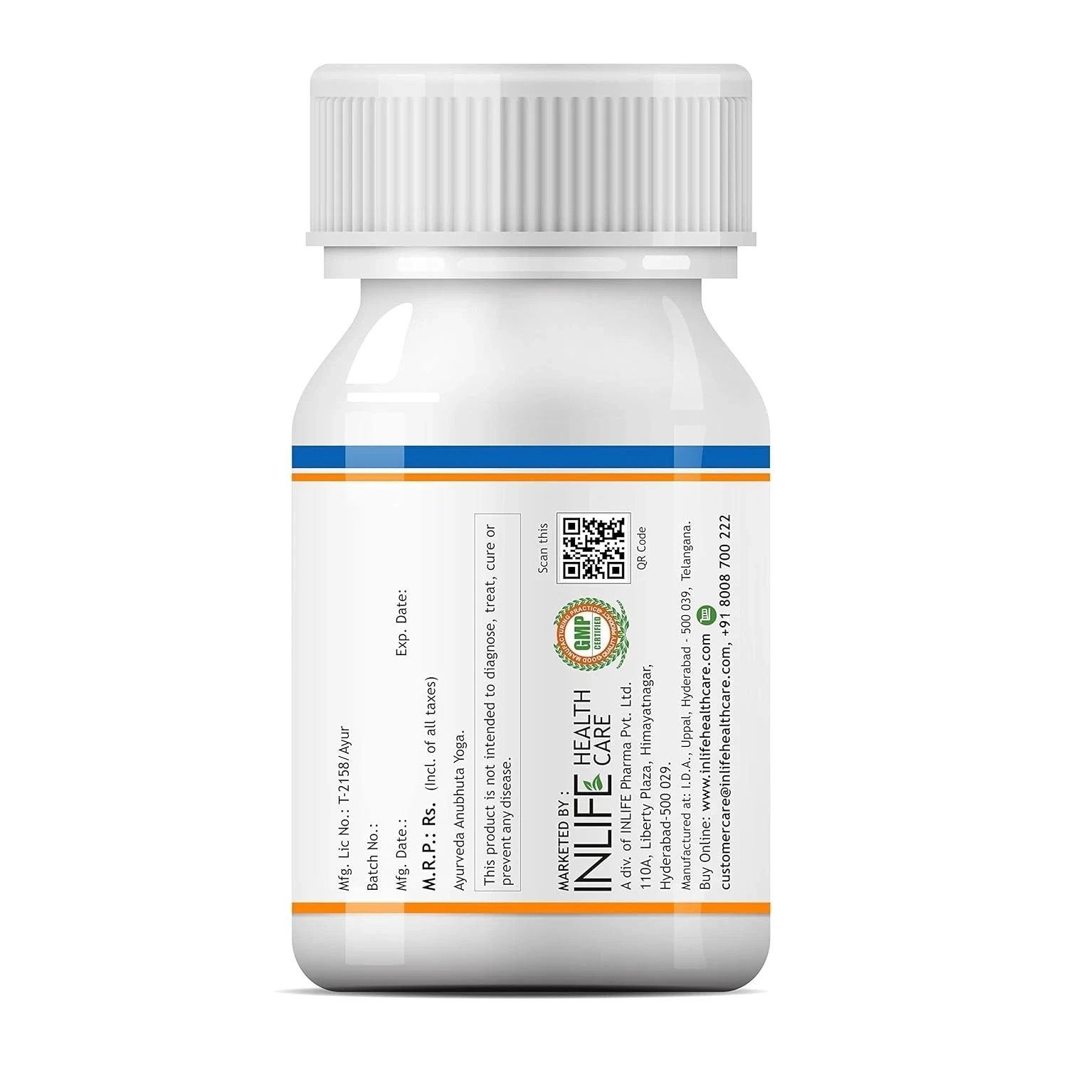 INLIFE Energy Booster Supplement | Shilajit Ashwagandha Tribulus Green 60cap